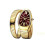 (Q2) Women's Snake Shape Bangle Bracelet Watch 1