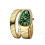 (Q8) Women's Snake Shape Bangle Bracelet Watch 1