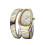 (Q5) Women's Snake Shape Bangle Bracelet Watch 1