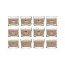 Yankee Candle Semnatura votiva mini borcan cu lumnari de chihlimbar ?i miros de santal de sandalitate natural de ceara de soia cu lumnare cu fi