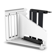NZXT lodret GPU -monteringss?t - AB -RH175 -W1-175 MM PCIe 4.0x16 Riser -kabel - GPU Holder - Sturnet st?lbeslag - Hvid