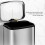 (gray) Stainless Steel Cleverly Designed Trash Can For Kitchen And Bathroom 5