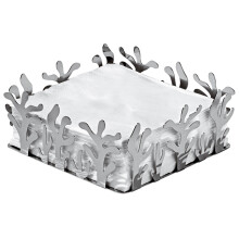 Alessi ESI18 """"Mediterraneo"""" Porte-serviettes en papier Argent