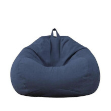 (Oversize 100x120cm, purplish blue) Brand New Extra Large Bean Bag Chairs Couch Sofa Cover Indoor Lazy Lounger For Adults Kids Hotsale!