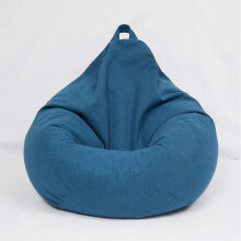 (Medium 80x90cm, dark blue) Brand New Extra Large Bean Bag Chairs Couch Sofa Cover Indoor Lazy Lounger For Adults Kids Hotsale!