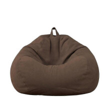 (Oversize 100x120cm, coffee) Brand New Extra Large Bean Bag Chairs Couch Sofa Cover Indoor Lazy Lounger For Adults Kids Hotsale!