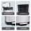 30L-Stainless Steel Rectangular Pedal Bin With Soft Close Lid Silver Waste Bin 2