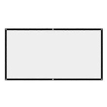 (100 inch-152*221 cm) 150 Inch Hd Projection Screen Anti-crease With Hanging Hole Outdoor Indoor Use