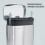 30L-Stainless Steel Rectangular Pedal Bin With Soft Close Lid Silver Waste Bin 4
