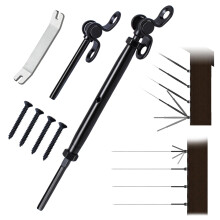 Muzata 30 Paar schwarzes Kabelgel   nder-Set, 1/8 Zoll Gesenk-Knebelspannschloss, schwarze Kabelgel   nder-Hardware, Edelstahl T316 f   r Holzpfosten,