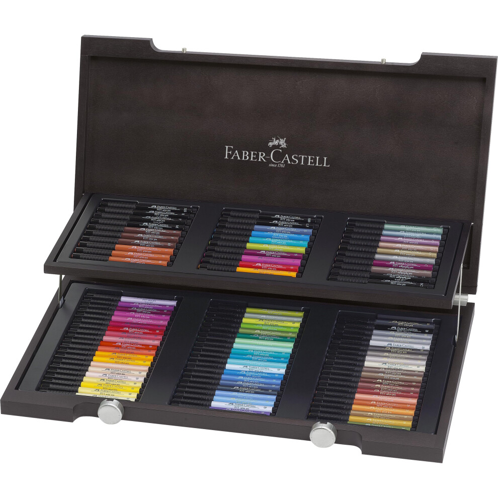 Faber-Castell Pitt Artist Wooden Box  Pack of 90