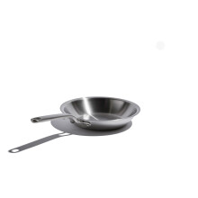 Heritage Steel x Eater 3 Piece Fry Pan Set | Made in USA | 5-Ply Fully Clad Stainless Steel Pan | Stay Cool Handle Design | Induction Ready & Non-Toxi