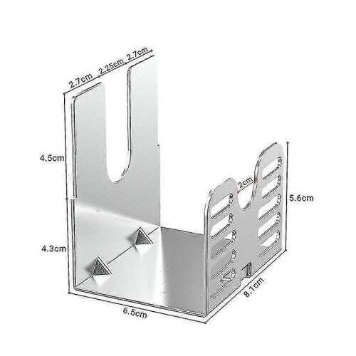 Universal Stainless Steel Rotisserie Motor Bracket Kit 1