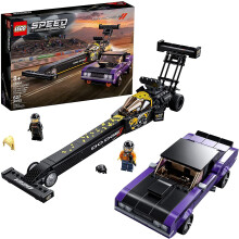 LEGO Speed Champions Mopar Dodge//SRT Top Fuel Dragster e Dodge Challenger T/A del 1970 76904, giocattolo da costruzione; Novit 2021 (627 pezzi)