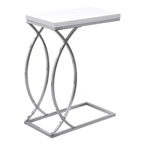 Monarch Specialiteter Accent End Snack Table White 25 """" H 2