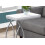 Monarch Specialiteter Accent End Snack Table White 25 """" H 2