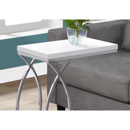 Monarch Specialiteter Accent End Snack Table White 25 """" H 1
