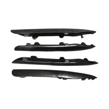 Garniture de calandre de pare-chocs avant noire 4 pièces pour Porsche Panamera 970 10-13 js