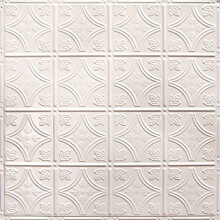 Techos de estao americanos [Kit de 5 paquete 24 """" x 24 """" 100% de mosaicos de metal de clavos de estao | Patrn #3 Diseo victoriano pequeo de sa