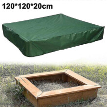 (Green) Sandbox Cover, Square Protective Cover For Sand And Toys Away From Dust And Rain, Sandbox Canopy With Drawstring, Sandpit Pool Cover