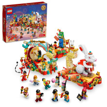 LEGO Lunar New Year Parade 80111 - Set di giocattoli da costruzione; per bambini e bambine dagli 8 anni in su (1.653 pezzi)