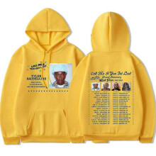 (XL, Yellow) Call Me If You Get Lost Hip Hop Hoodie Tyler The Creator Pri Hoodie Men Women Shirt Top
