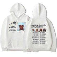 (3XL, White) Call Me If You Get Lost Hip Hop Hoodie Tyler The Creator Pri Hoodie Men Women Shirt Top