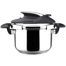 Magefesa Nova 4.2 Quart Stove-top Super Fast Pressure Cooker Easy and Smooth Locking Mechanism Polished 18/10 Stainles Steel Suitable Induction 5