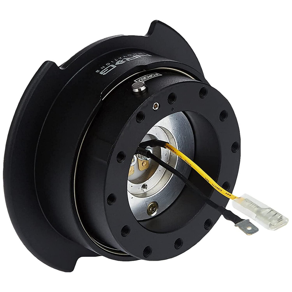Nrg Innovations Srk-250Bk Quick Release Kit (Black/ Ring With Finger Grooves), Gen 2.5 Black 757558451296