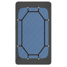 Sheet Holder Straps - Heavy Duty Gripper Clips - Strengthened Parachute Cord - 360 Degree Bed Sheet Tightener - Strongest And Effective Extender - Fit