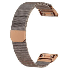 (22mm) Strap For Garmin Fenix 7 7x 7s 6 6x 6s Forerunner 955 255, Metal Magnetic Bracelet Watchband