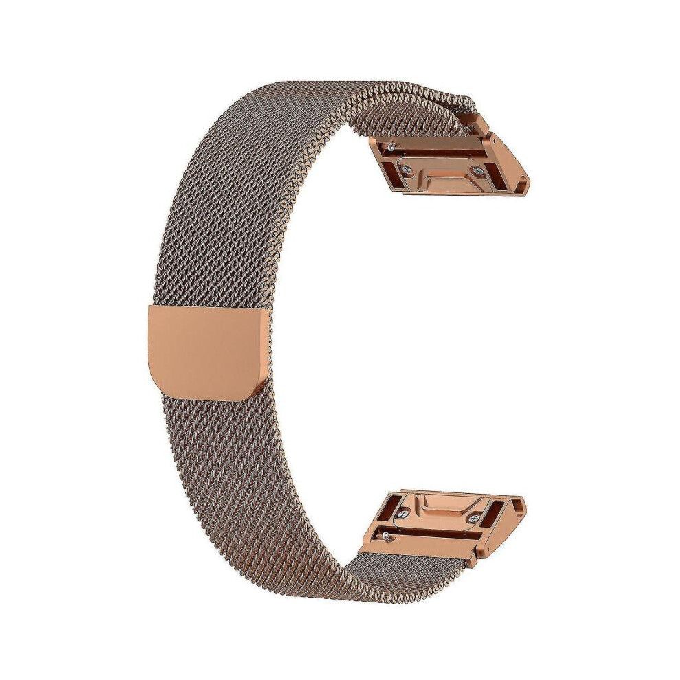 (20mm)Strap For Garmin Fenix 7 7x 7s 6 6x 6s Forerunner 955 255, Metal Magnetic Bracelet Watchband