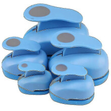 Circle Paper Punch, 5 Pcs Circle Punches for Paper Crafts, 5 Different Size Circle Hole Punch,rando Wr