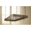 Hammered Copper Rectangle Pot Rack with Black 2