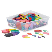 hand2mind Plast regnbuebr?k cirkler Cirkel manipulationer Br?kv?rkt?jer til b?rn Matematik skoleartikler Montessori matematik materialer Klassev?