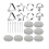 24 Pcs Squid Cookie Cutter Game Set, with Tin Box & Needle 1