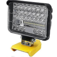 (5inch) 204w Led Work Light 8600 Lm Flashlight For Dewalt Xr 18v 20v Lithium Battery