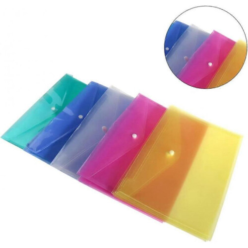 A4 Paper Briefcase Document Organizer File Folder Document Holder Office 24pcs Folders 1