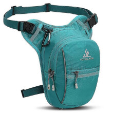 (Lake Blue) Leg Bag For Men Fanny Packs Women Men Outdoor Thigh Bags Motorcycle Ride Crossbody Backpack