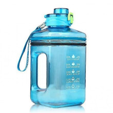 (blue 2) 2 Litre Water Bottle With Straw, Leak Proof Tritan Sports Water Bottles