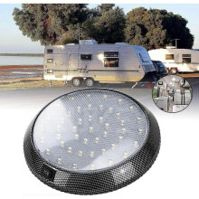 Rv Interior Light, 12v Led Ceiling Dome Roof Light, Cavan Interior Lighting with On/off Switch, Interior Spot Reading Lights 46 Led