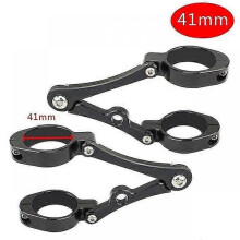 (41mm) Motorcycle Headlight Mount Bracket Clamp 37mm 41mm 49mm 54mm Fork Tube Spotlight Holder Universal For Harley Dyna Chopper Bobber