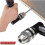 Professional Angle Drill Adapter, Quick Change Adapter for Tight Drilling Angle Workspace, Right Angle Drill Attachment for Portable Electric Drills [ 2