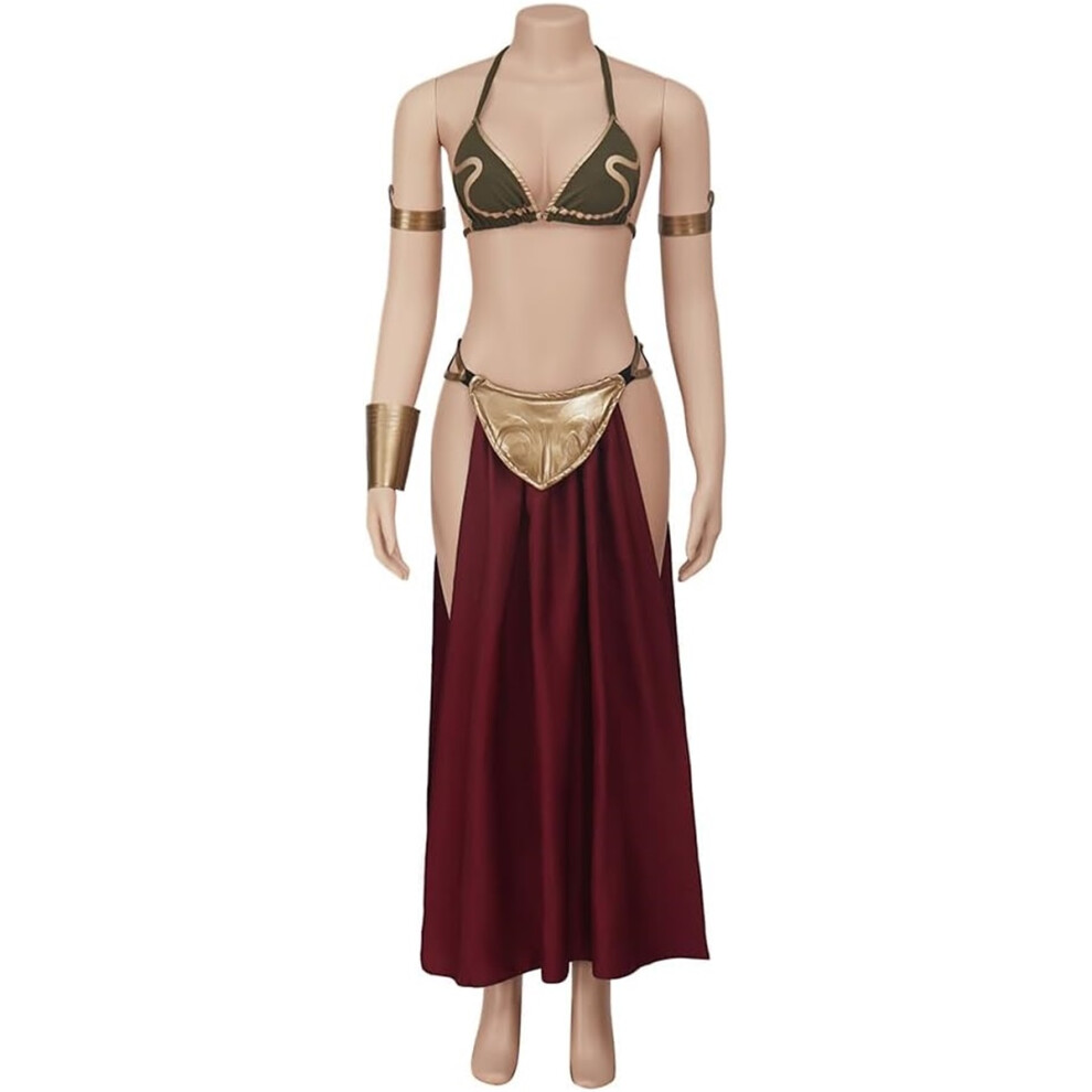 (M) Women's Sexy Princess Slave Costume Leia Slave Cosplay Outfit