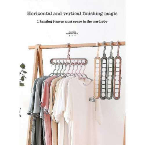 Magic Multi-port Support Hangers for Clothes Drying Rack Multifunction Plastic Clothes Rack Drying Hanger Storage Hangers