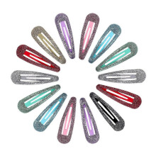 50pcs Stylish Colorful Metal Glitter Barrettes Snap Hair Clips Hair Accessories for Babies Women