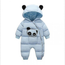 (Blue-350850) Fashion Winter Overalls Baby Clothes Hoodies Newborn Jumpsuit / Snowsuit Coats