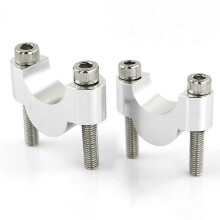 (Silver Riser 20mm) 1 1/8" 28mm Handlebar Risers Fat Bar Mount Riser Fit For Suzuki V-strom 1000 Dl1000xa Dl1000xt 2018 2019 Gsx-s750 2017-2020