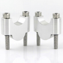 (Silver Riser 30mm) 1 1/8" 28mm Handlebar Risers Fat Bar Mount Riser Fit For Suzuki V-strom 1000 Dl1000xa Dl1000xt 2018 2019 Gsx-s750 2017-2020
