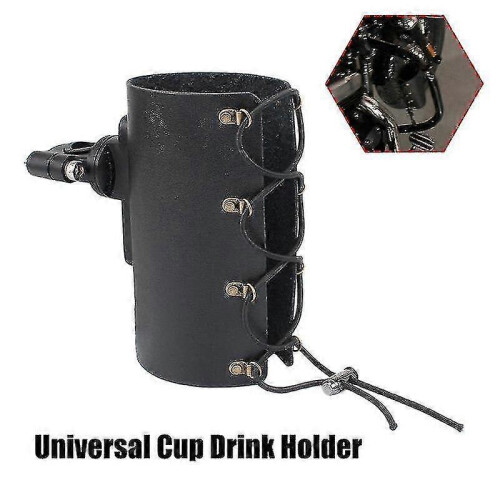Universal Cup Drink Holder Leather Adjustable Drink Holder with 360|drinks Holders 1